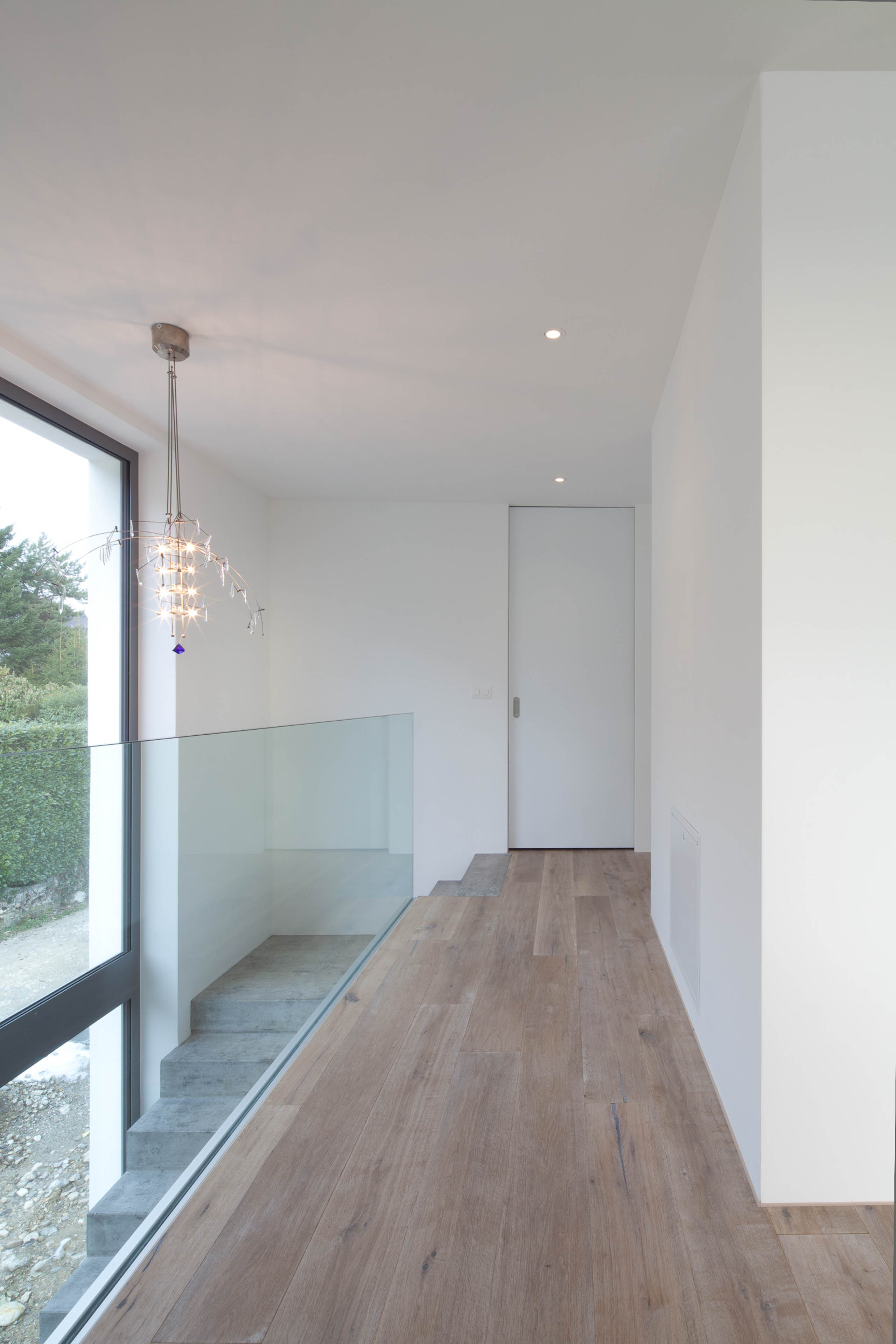 Landhausdiele Eiche weiss im Einfamilienhaus