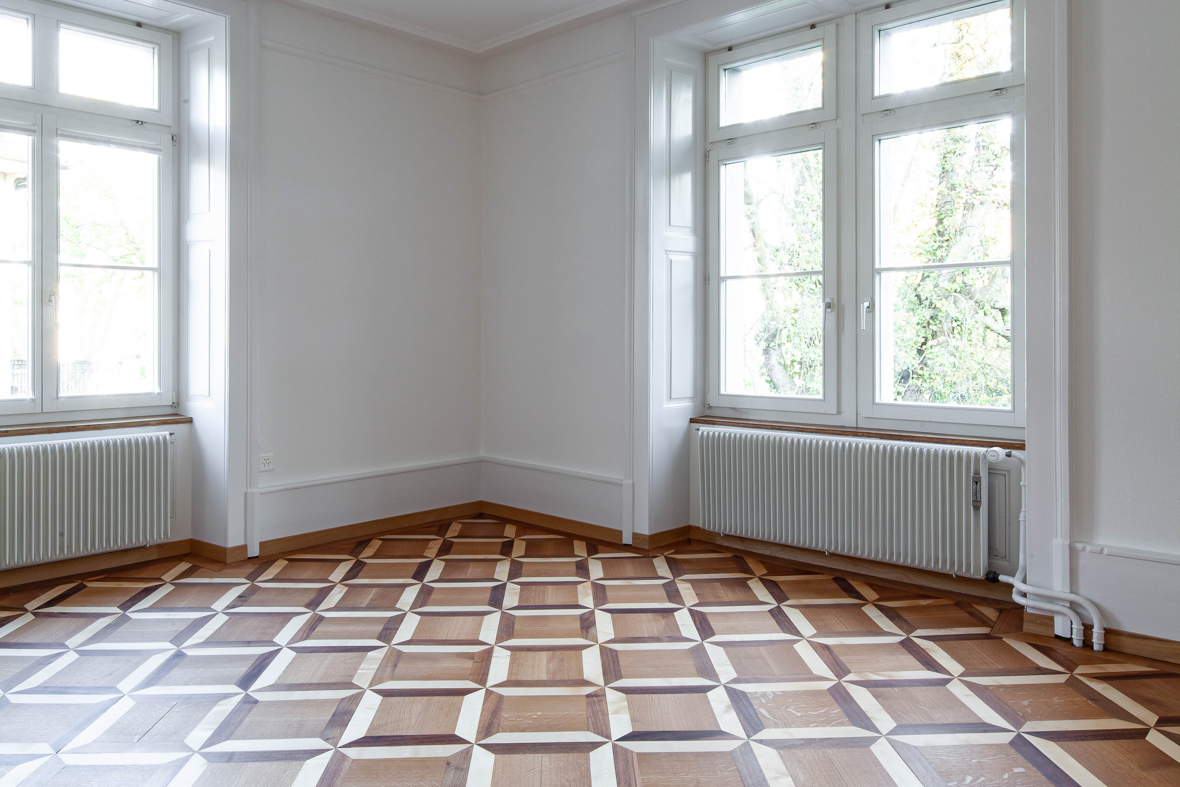 Tafelparkett in der Arztpraxis