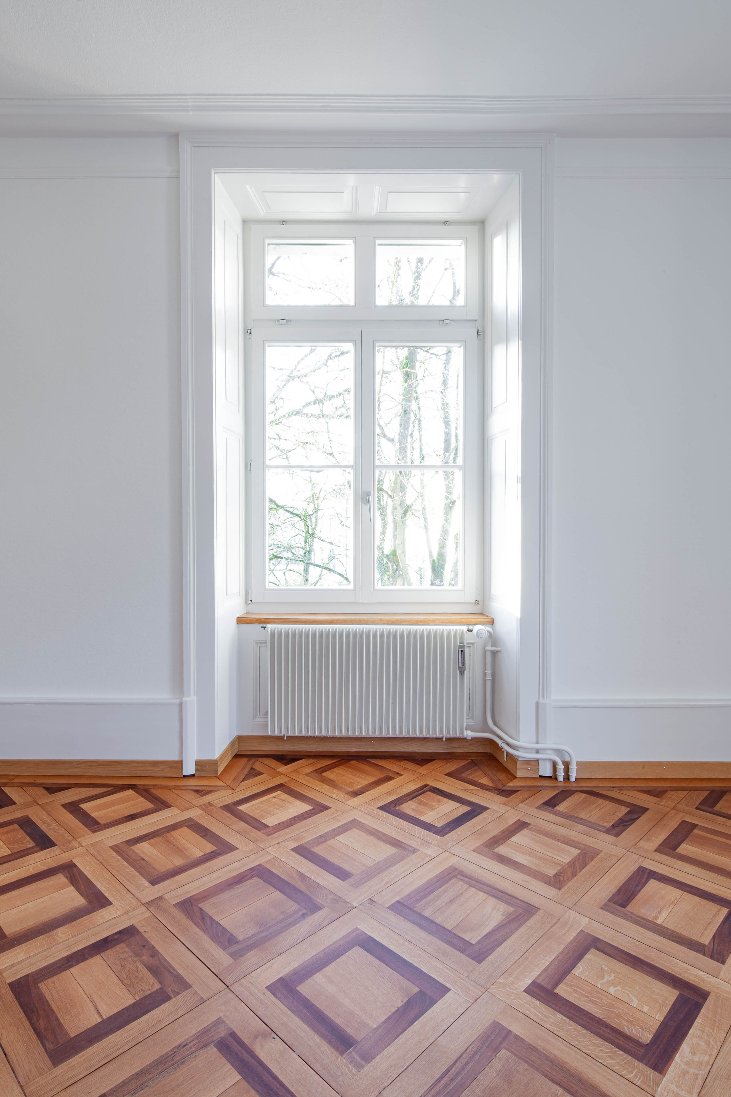 Tafelparkett in der Arztpraxis